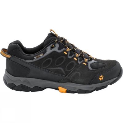 Zapatos Jack Wolfskin MTN Attack 5 Texapore Low Hombre Negras - Chile LNF986012